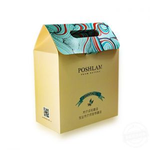 化妝品手提包裝盒 牛皮紙化妝品包裝盒