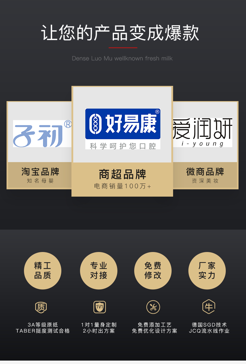 化妝品外盒包裝廠家案例