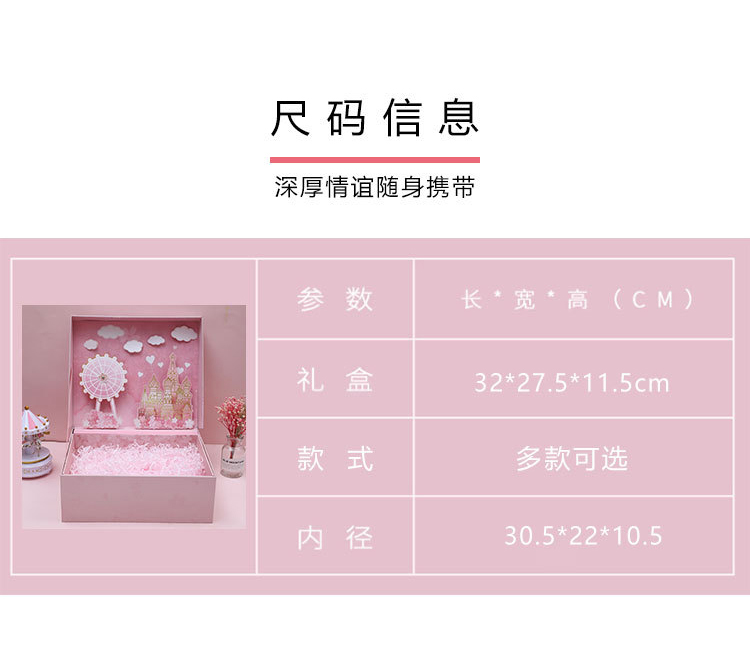 精美卡通立體禮盒 尺寸