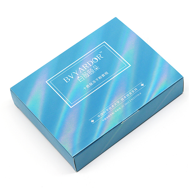 化妝品包裝盒 燙金展示