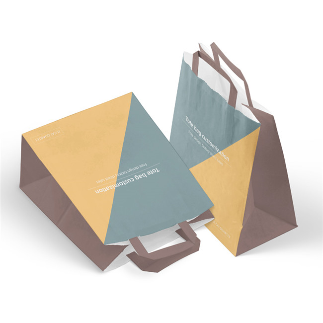 手提紙袋 側(cè)面圖