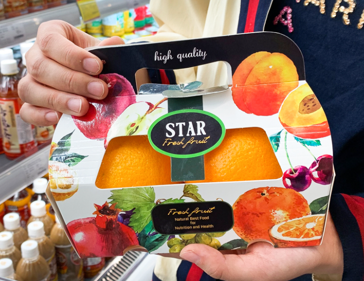 定制水果包裝盒 效果圖