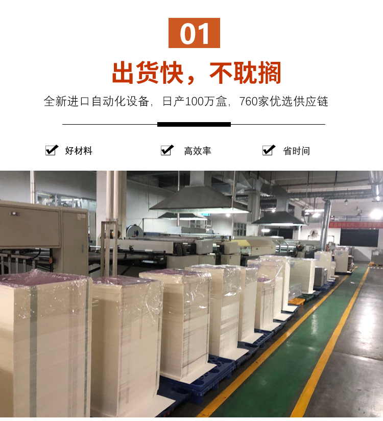 護膚品包裝禮盒定制 出貨優(yōu)勢