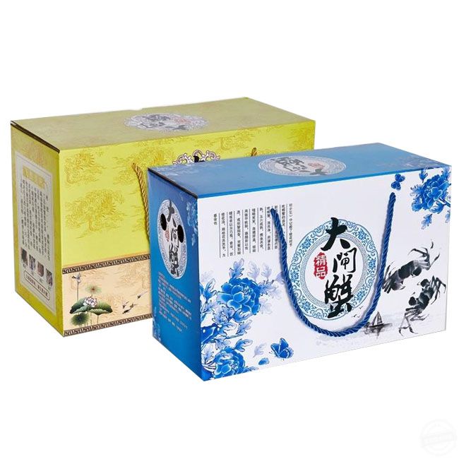彩盒包裝 大閘蟹食品包裝