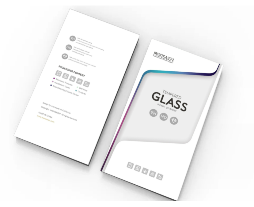鋼化膜包裝盒定制 案例圖