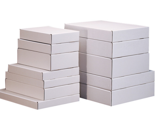 白色快遞盒  展示圖