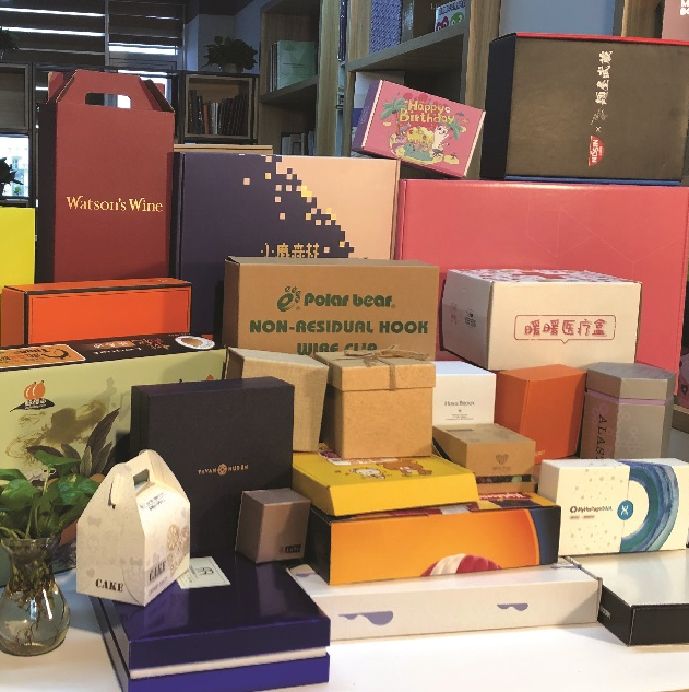 包裝印刷 多盒展示