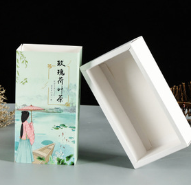 花茶包裝盒 排版圖