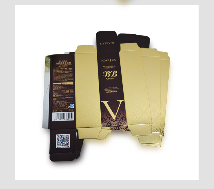 銀卡uv印化妝品包裝盒產(chǎn)品圖